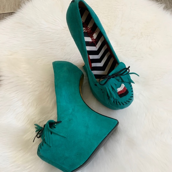 TAYLOR SAYS Rory Moccasin Heel-Less Wedge Size 7.5 - Picture 4 of 8